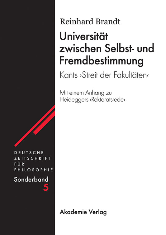 Universität zwischen Selbst- und Fremdbestimmung
