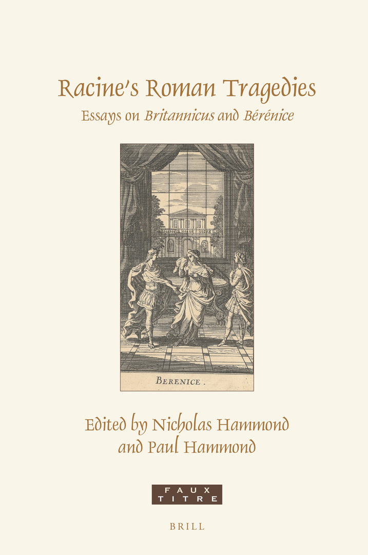 Cover image for Racine’s Roman Tragedies ISBN 9789004504806