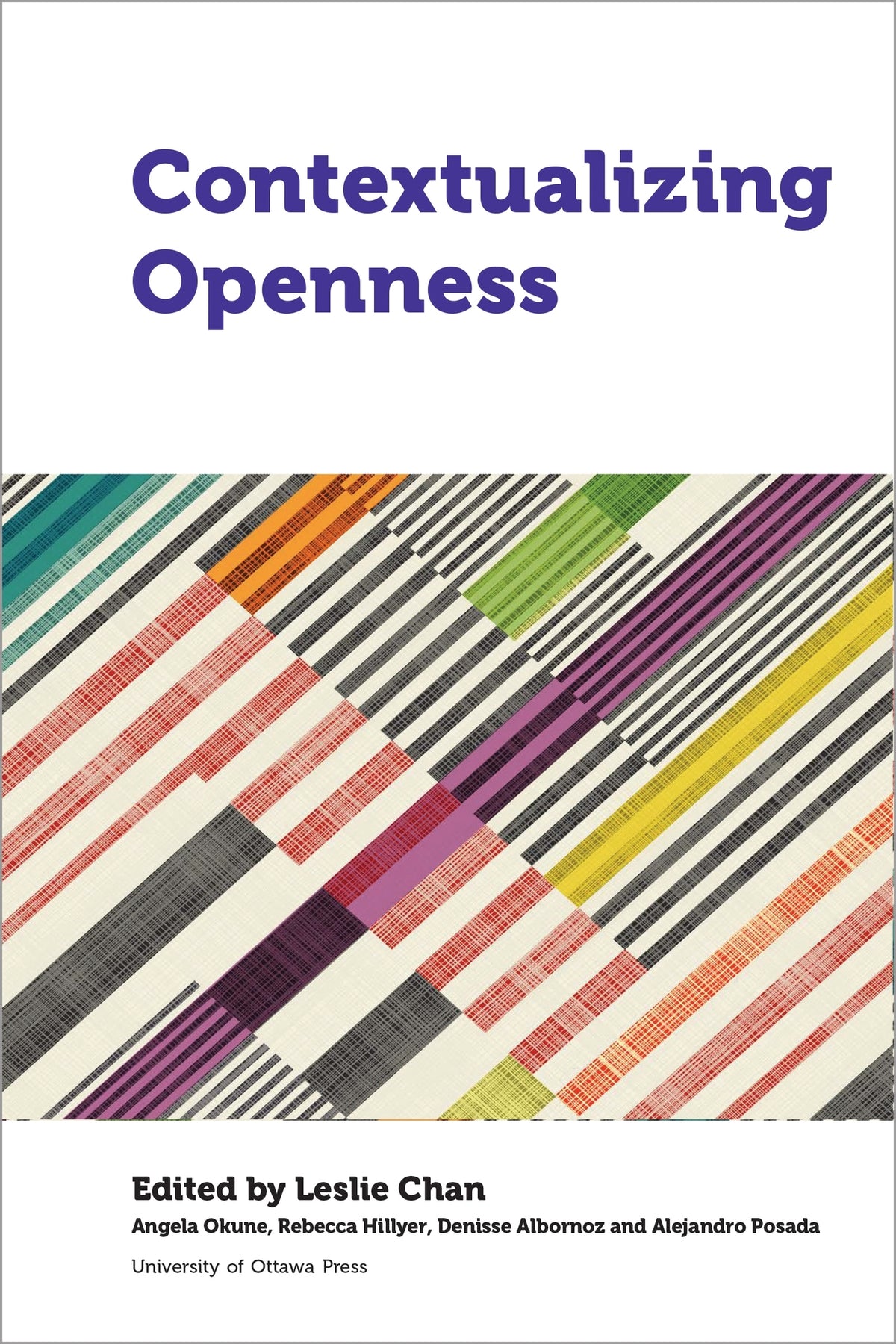 Cover image for Contextualizing Openness ISBN 9780776626666