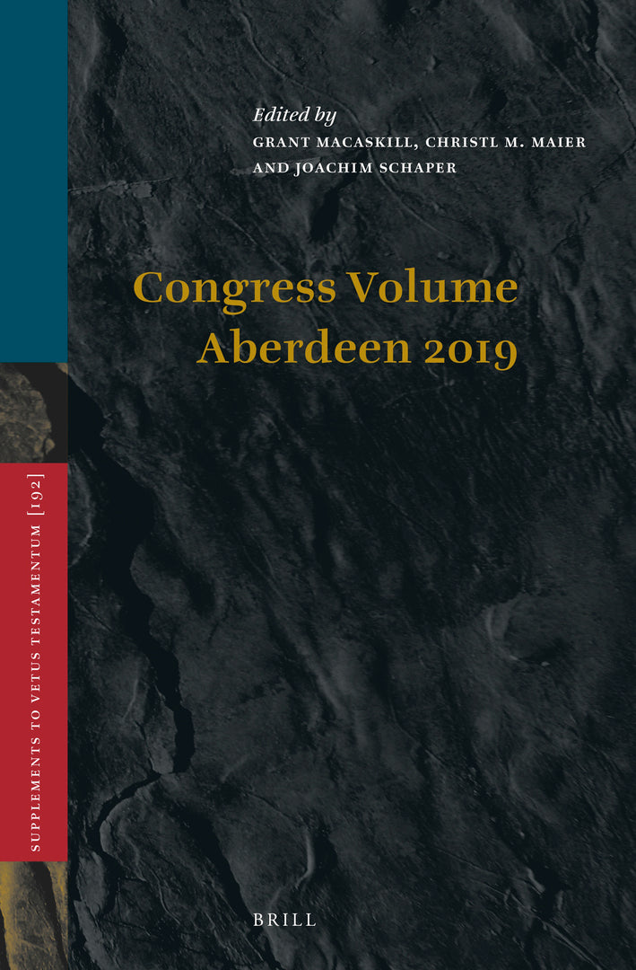 Cover image for Congress Volume Aberdeen 2019 ISBN 9789004515406