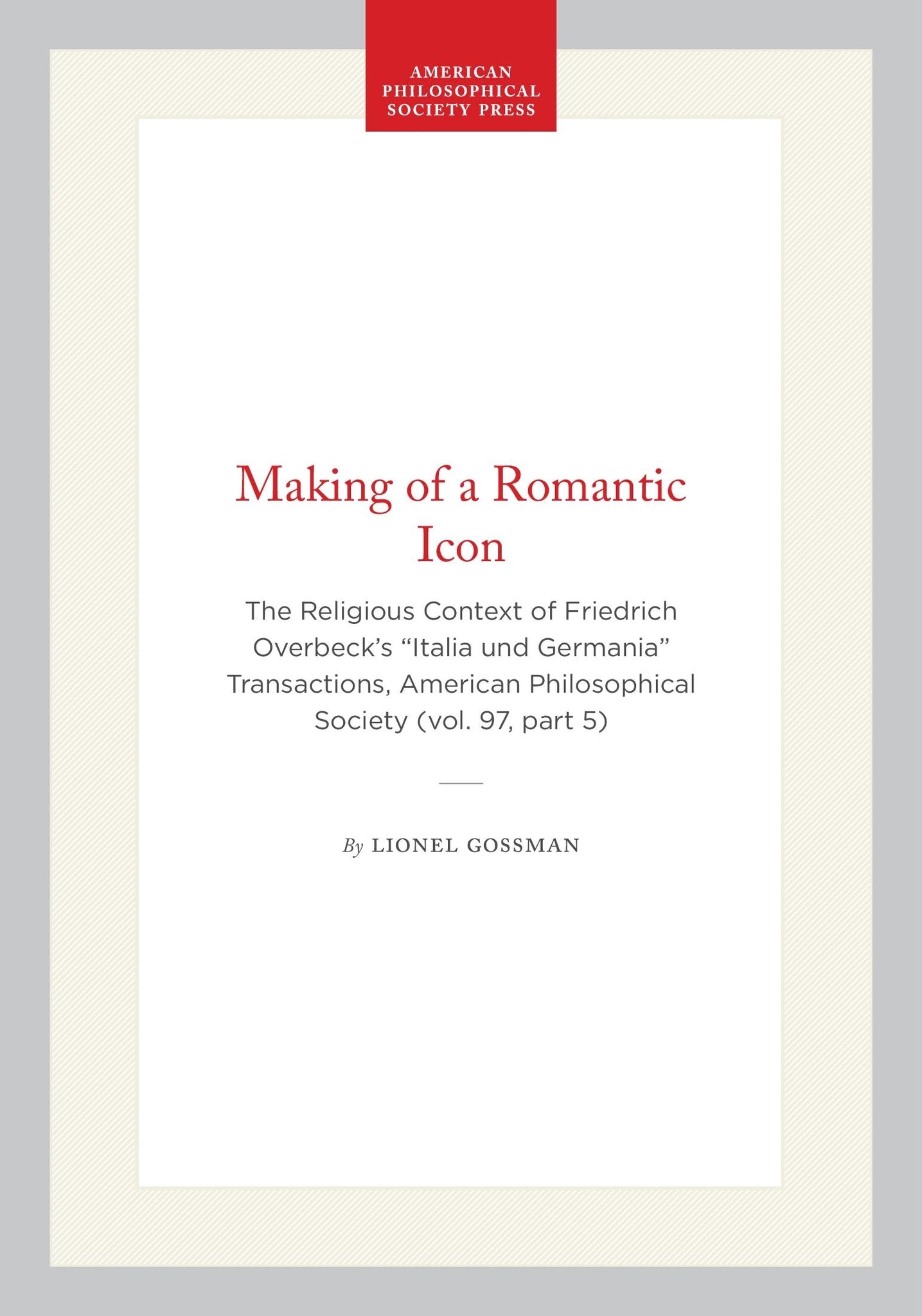 Making of a Romantic Icon