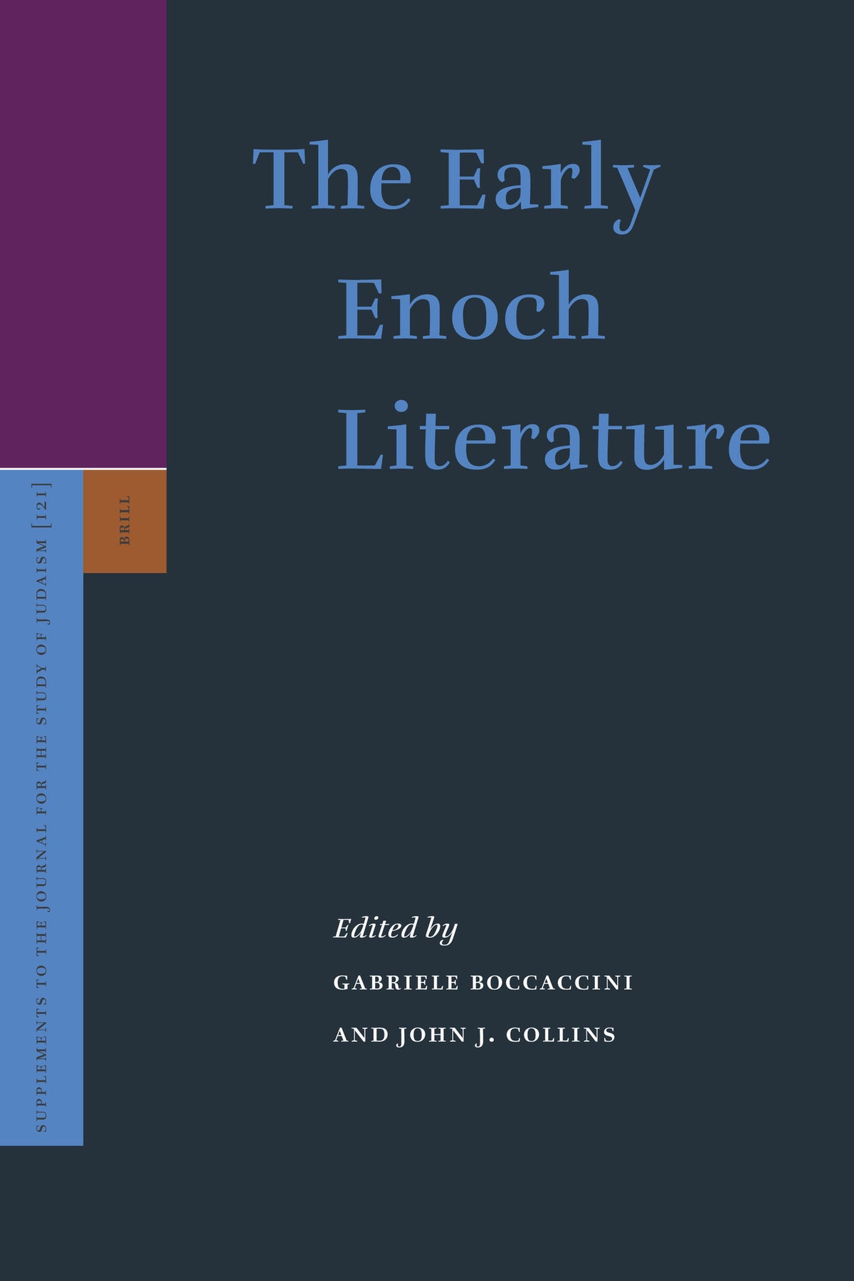 Cover image for The Early Enoch Literature ISBN 9789004161542