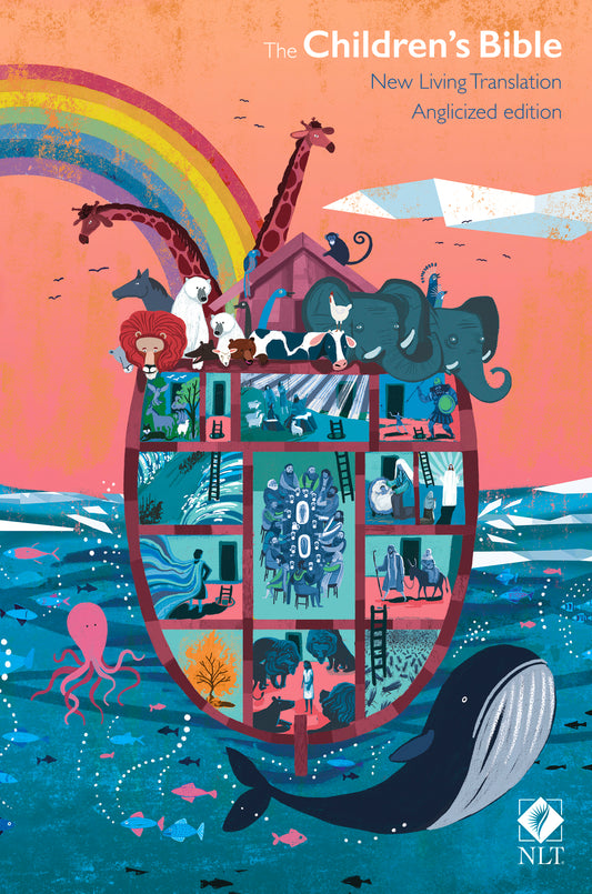 The NLT Children's Bible, Noah's Ark Edition, 24 Full Colour Illustrations, Javier Joaquin, Presentation Plate, NLT New Living Translation, Hardback, Standard size