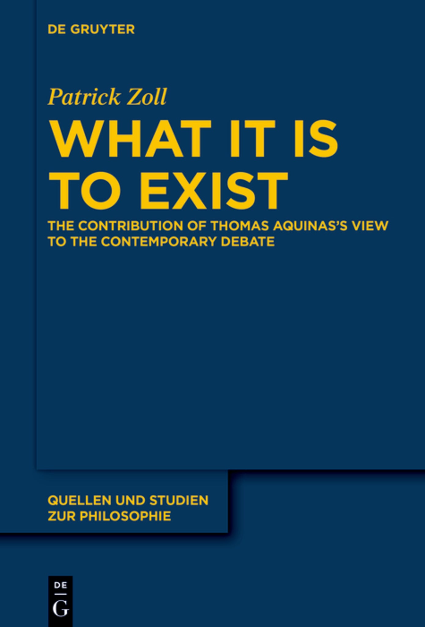 What It Is to Exist