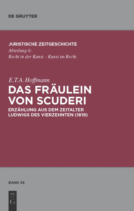 Das Fräulein von Scuderi