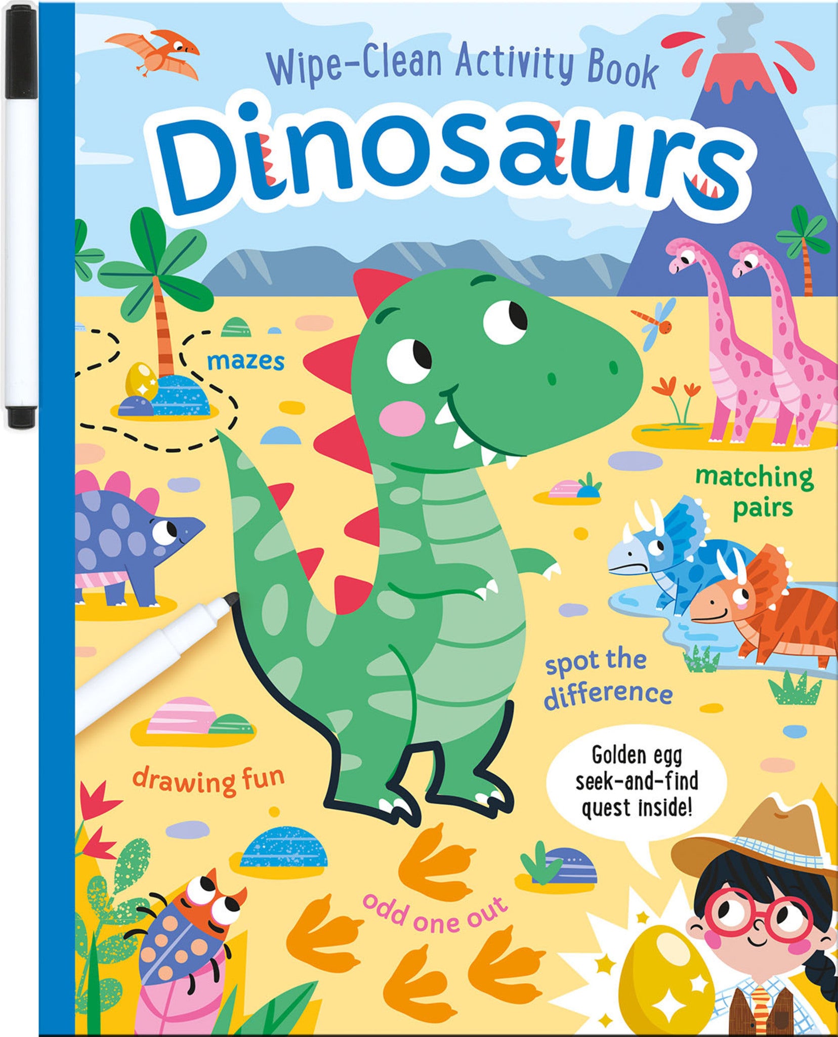 Dinosaurs Wipe-Clean Activity Book