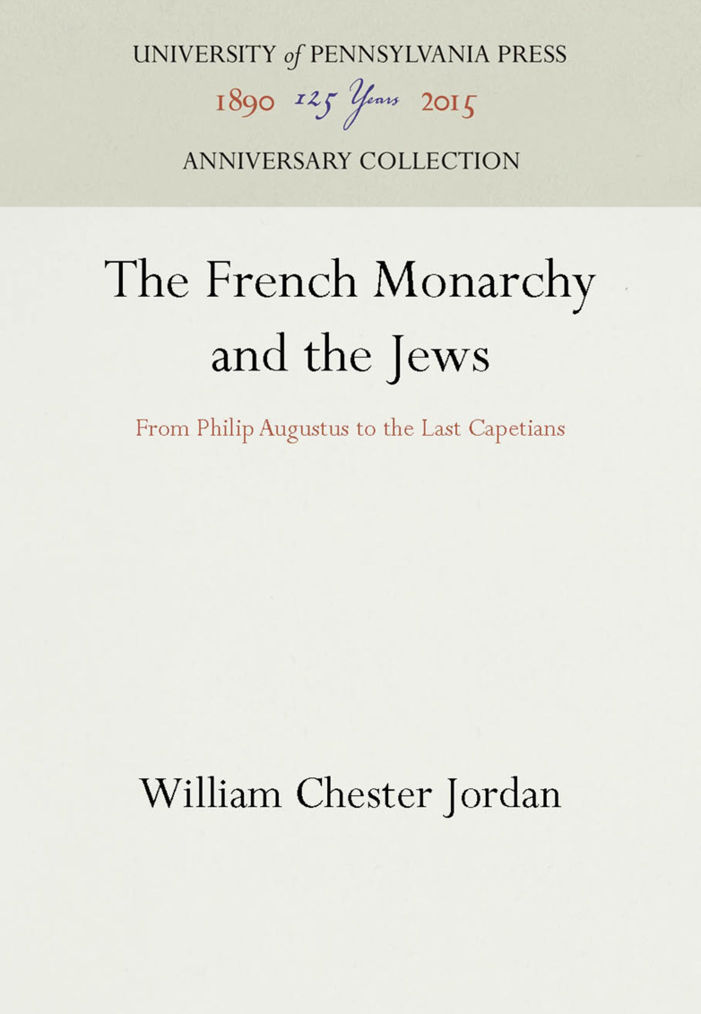 The French Monarchy and the Jews