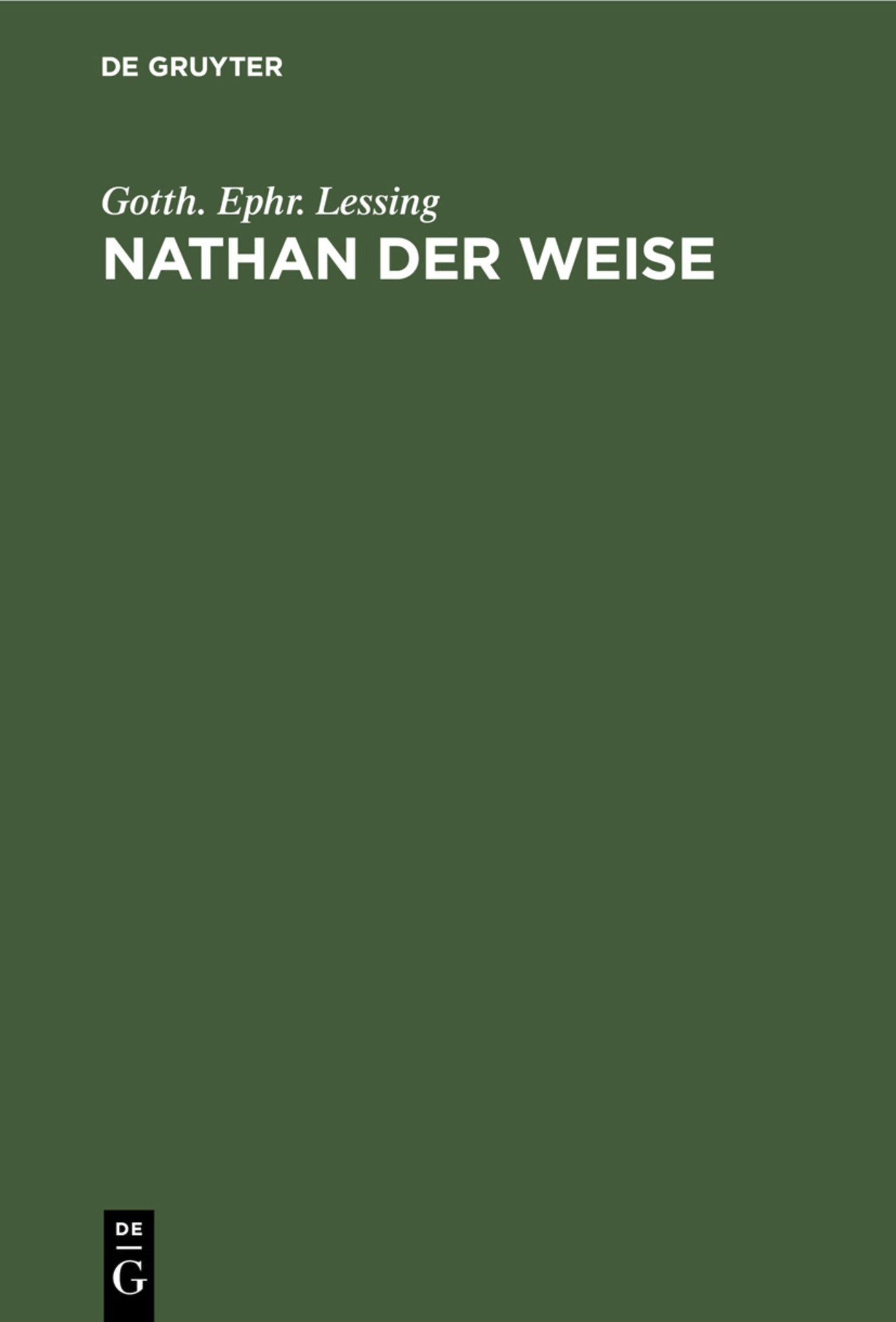Nathan der Weise