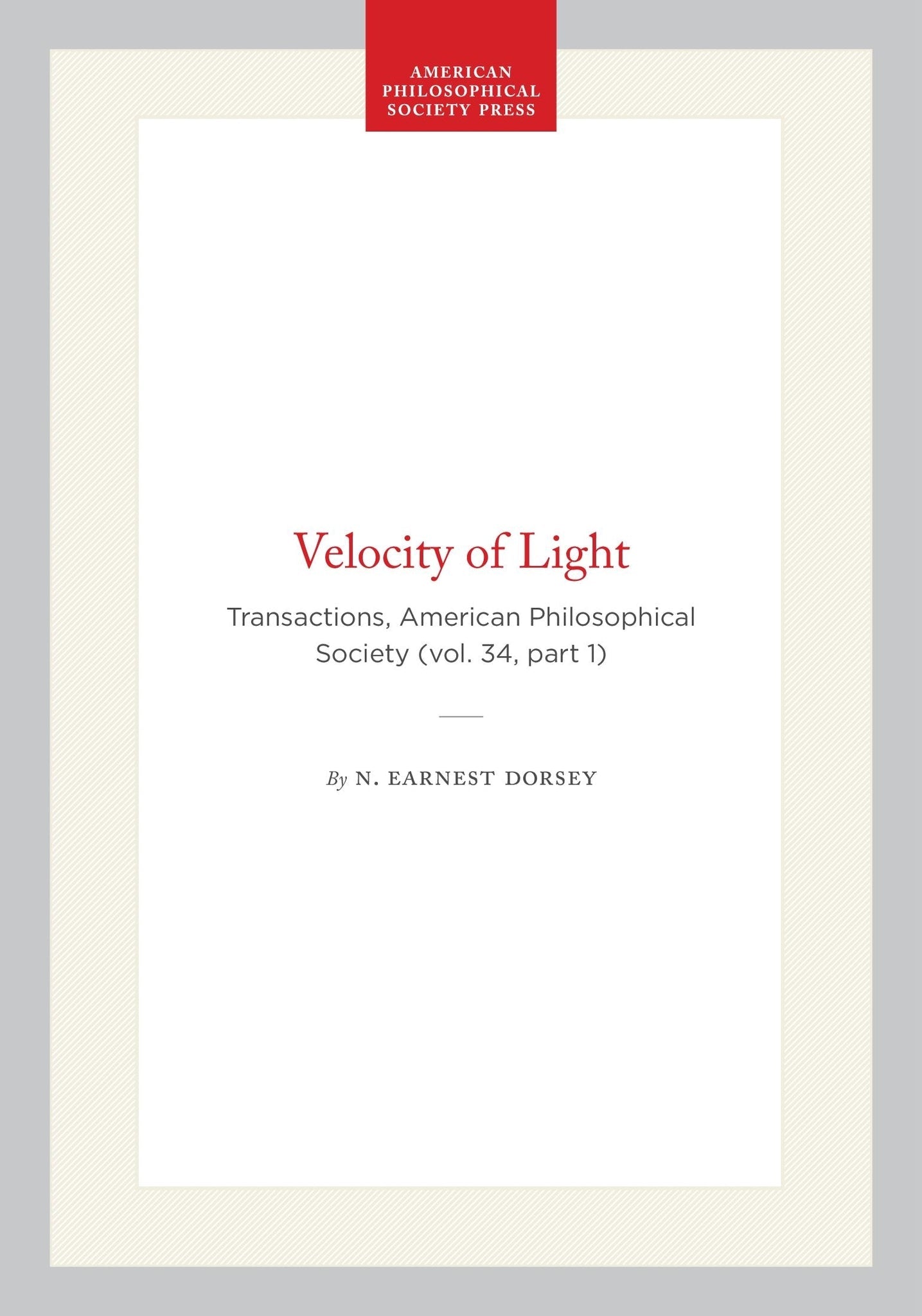 Velocity of Light