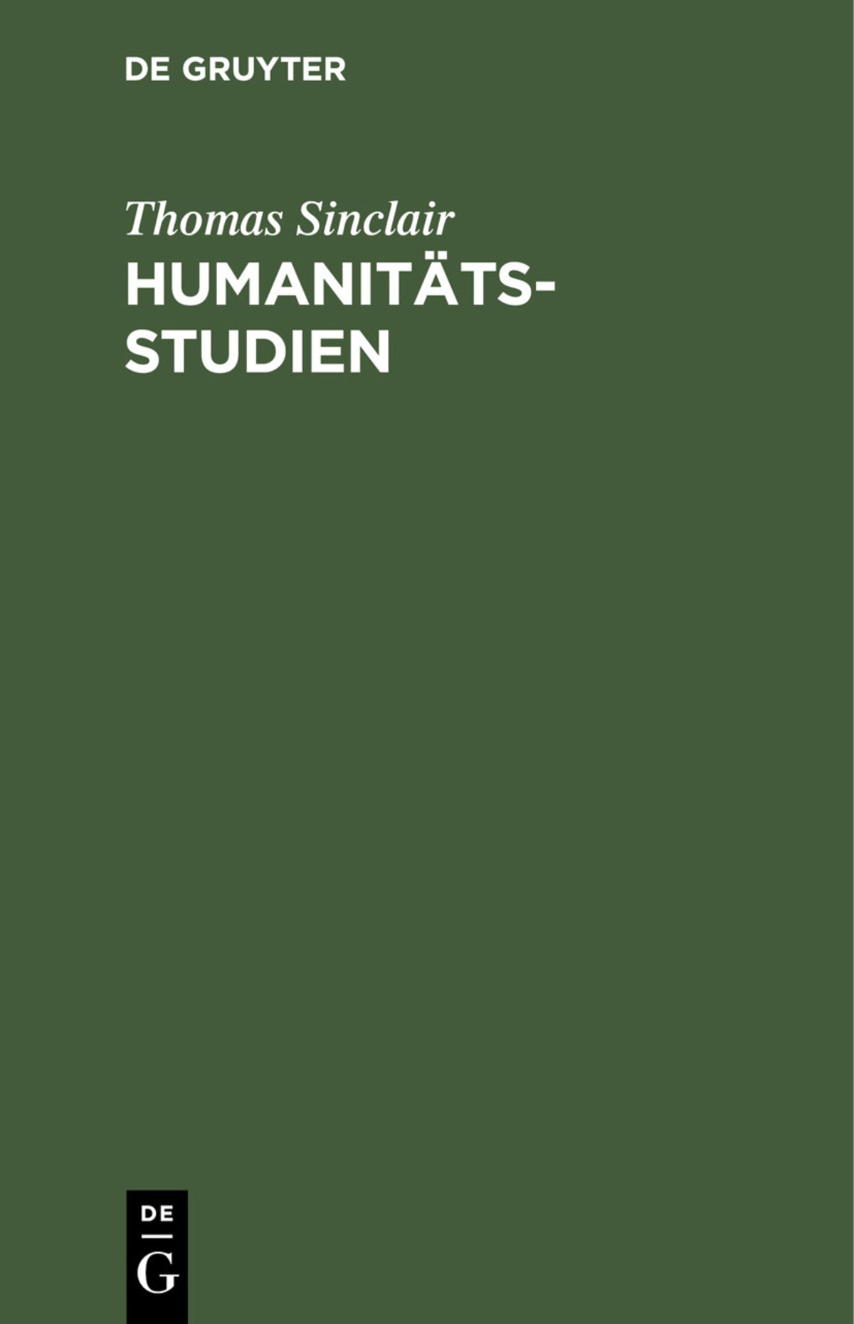 Humanitätsstudien