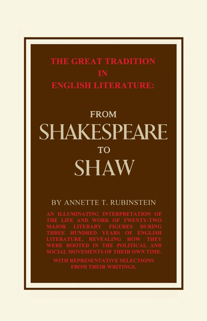 Cover image for Great Tradition in English Lit Vol 2 ISBN 9780853450962