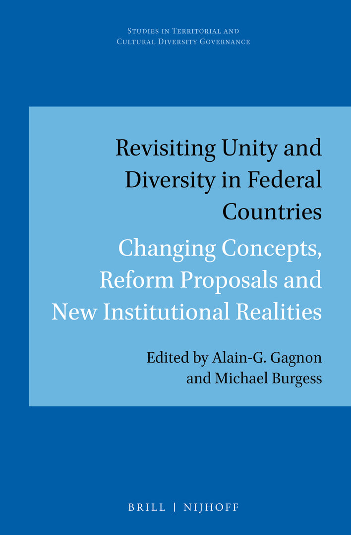 Cover image for Revisiting Unity and Diversity in Federal Countries ISBN 9789004367173