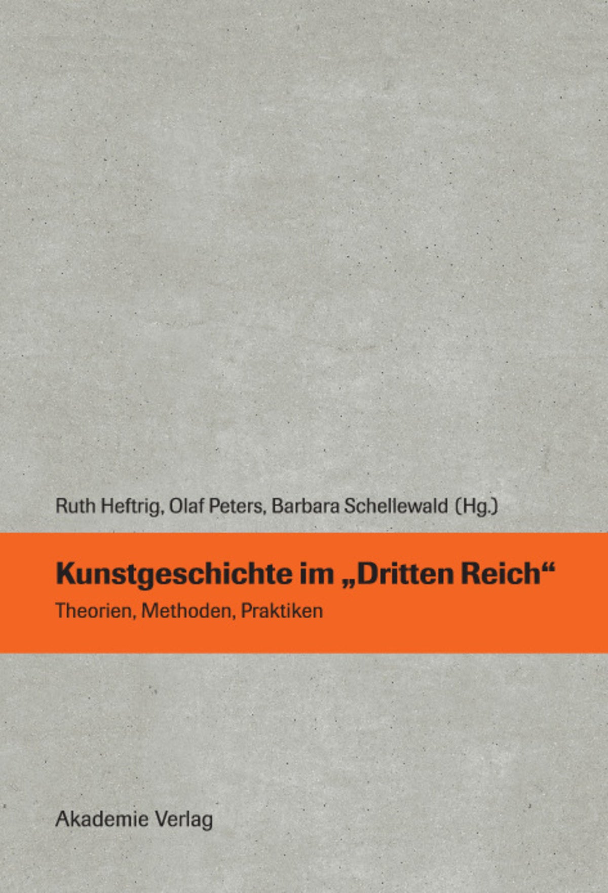 Cover image for Kunstgeschichte im "Dritten Reich" ISBN 9783050044484
