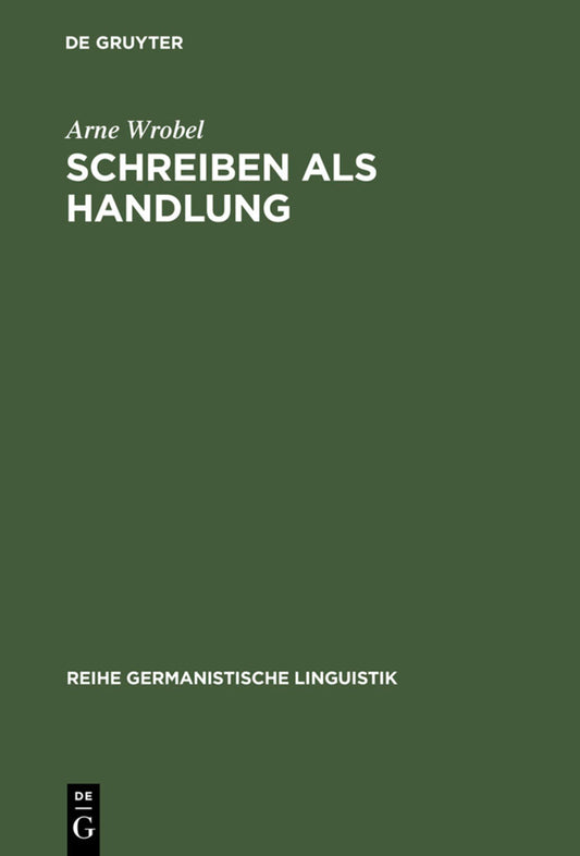 Schreiben als Handlung