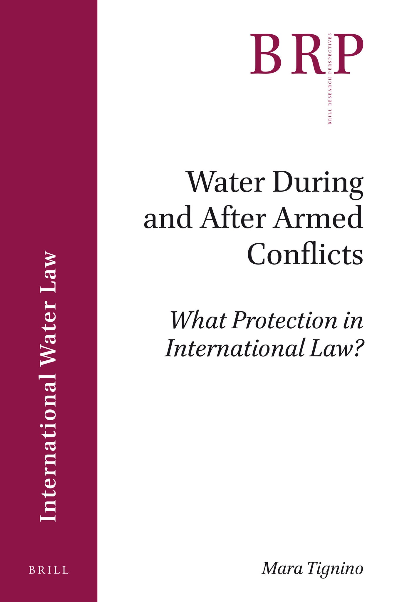 Cover image for Water During and After Armed Conflicts ISBN 9789004338418