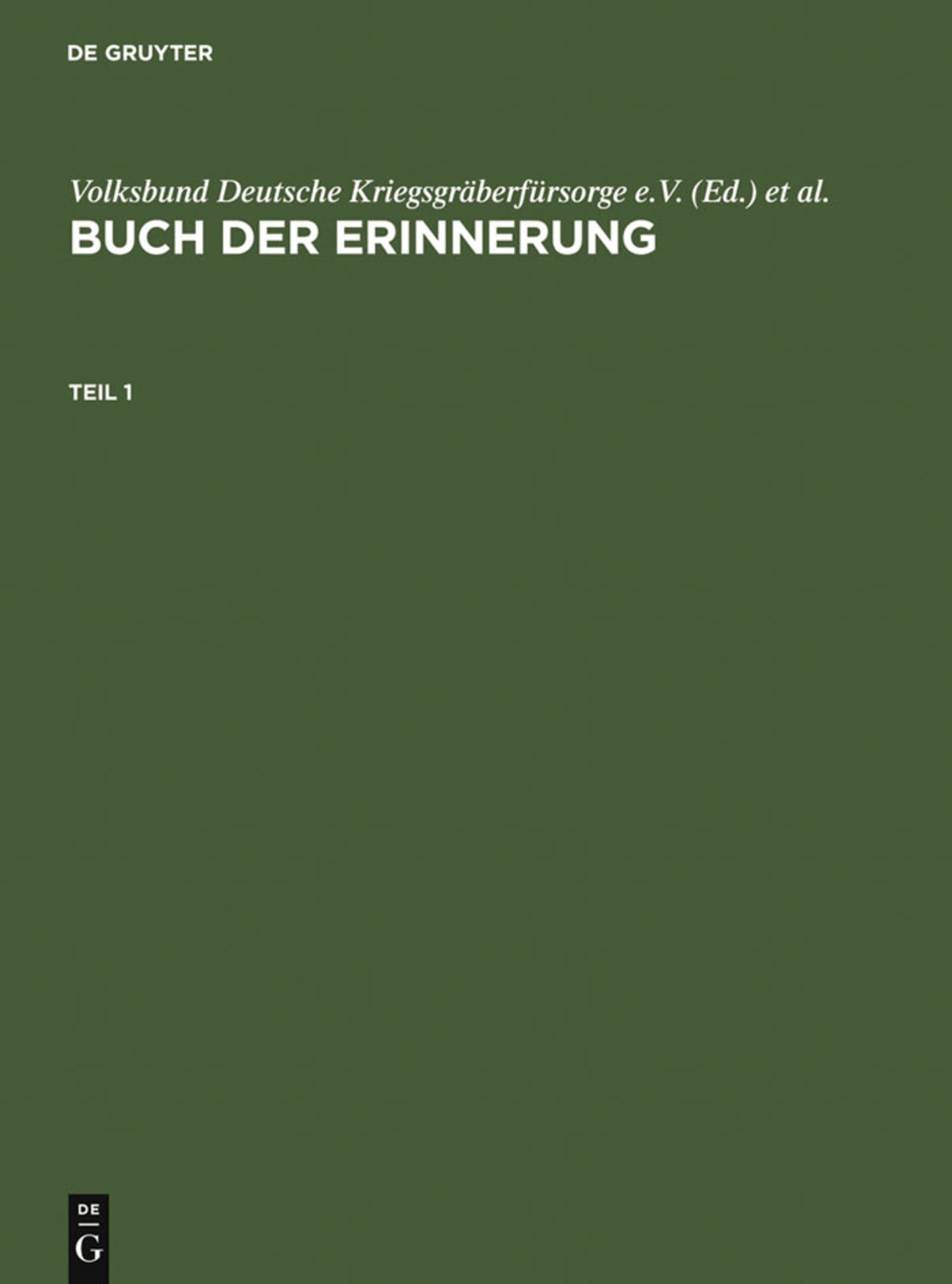 Buch der Erinnerung