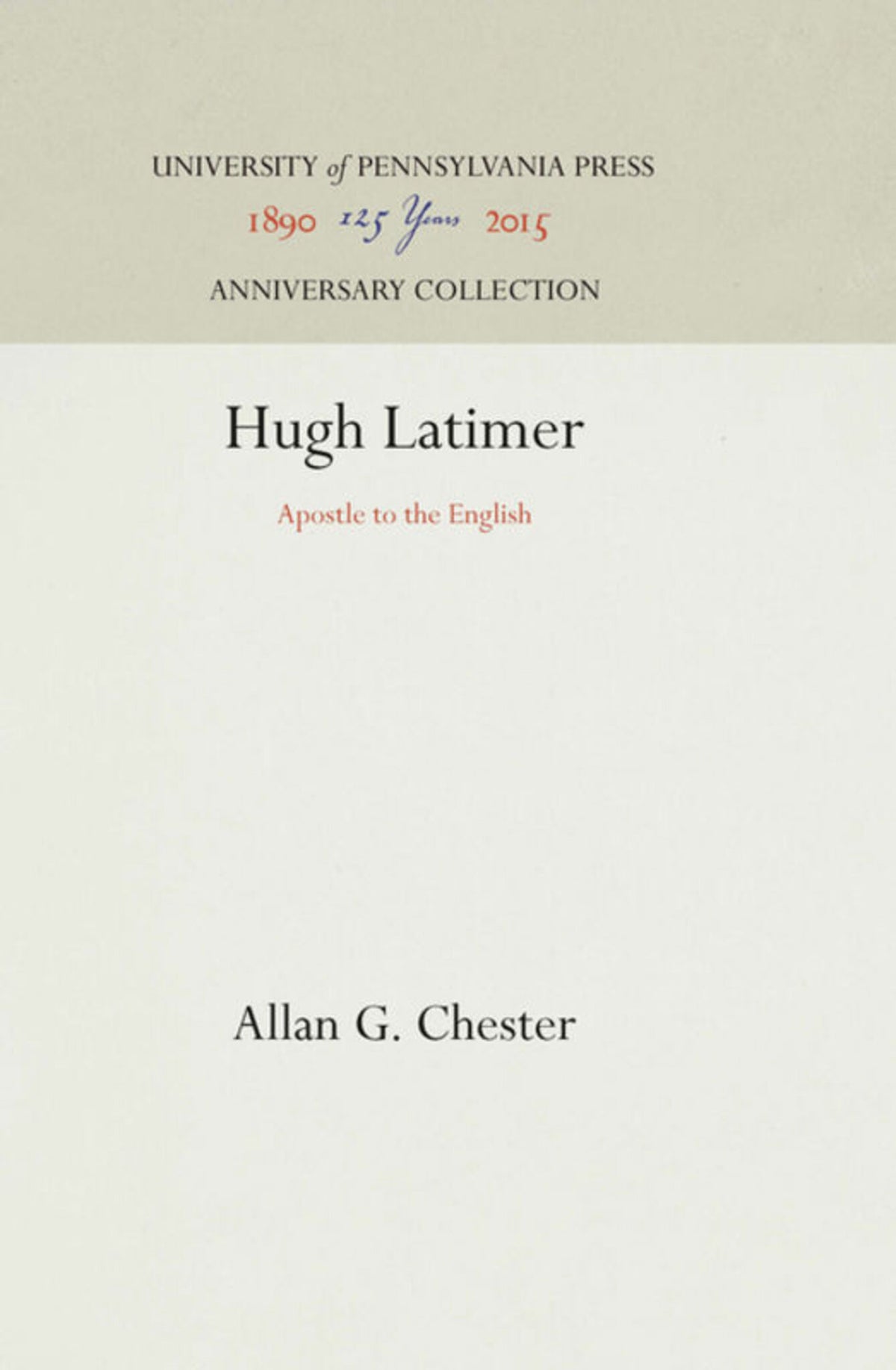 Cover image for Hugh Latimer ISBN 9781512815207