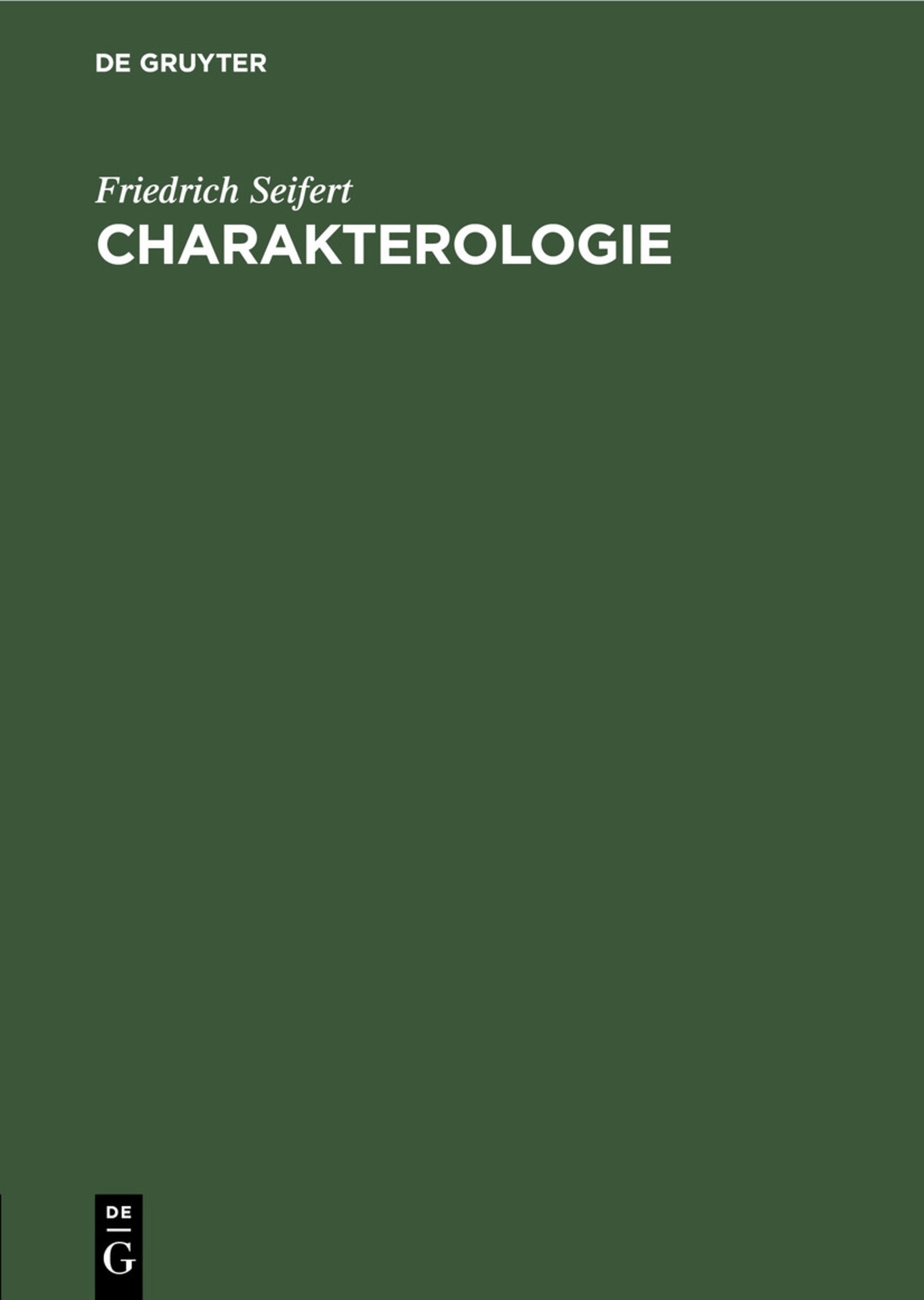 Charakterologie