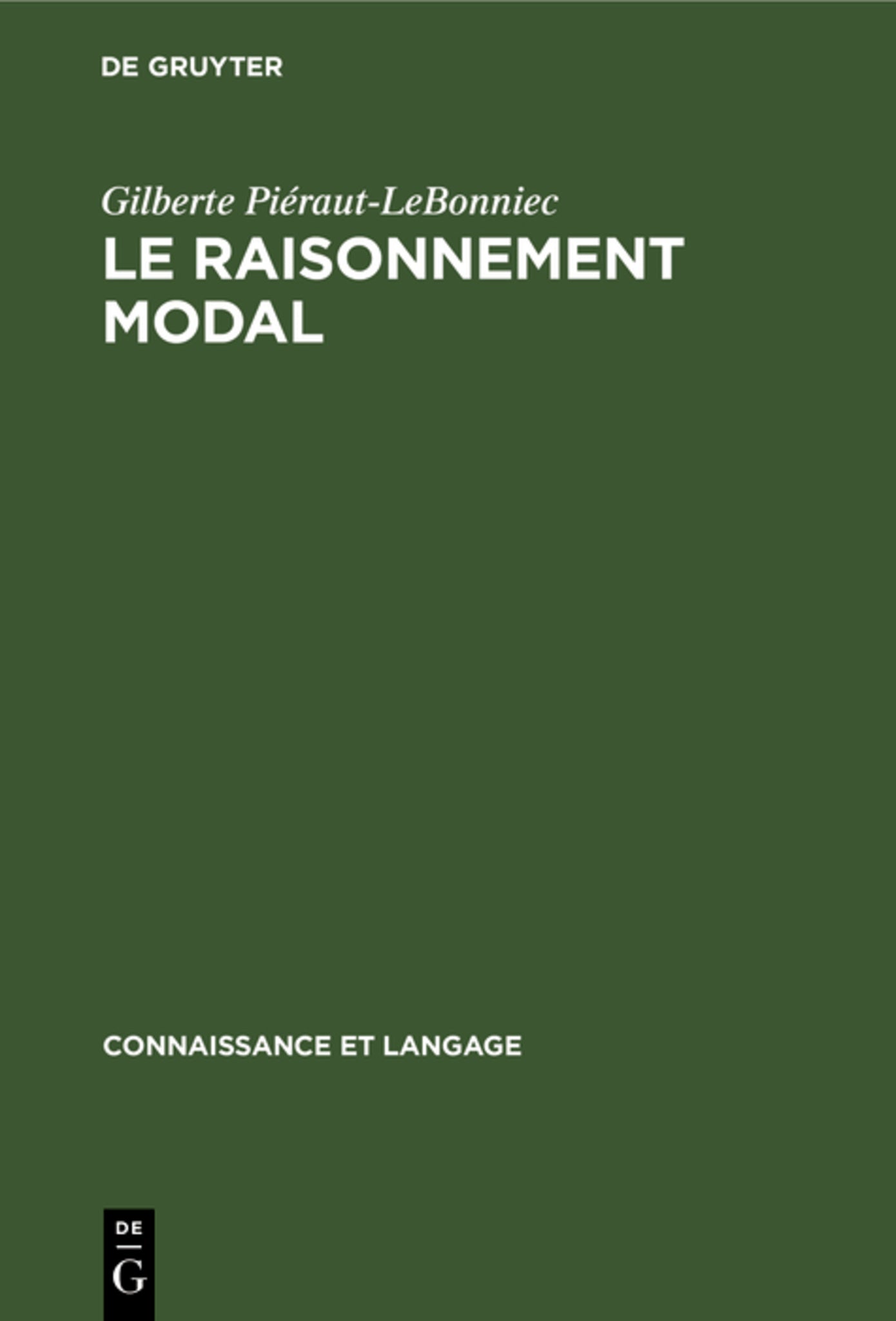 Le raisonnement modal