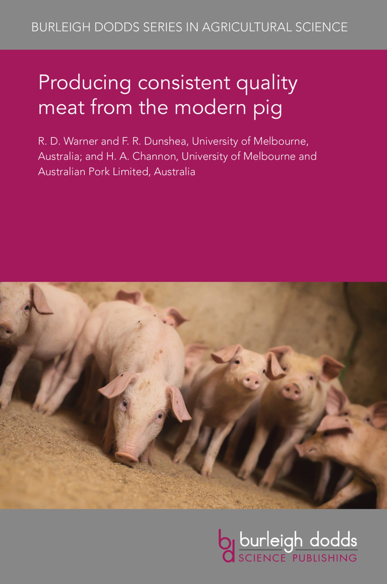 Cover image for Producing consistent quality meat from the modern pig ISBN 9781838794958