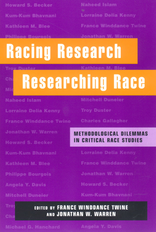 Racing Research, Researching Race