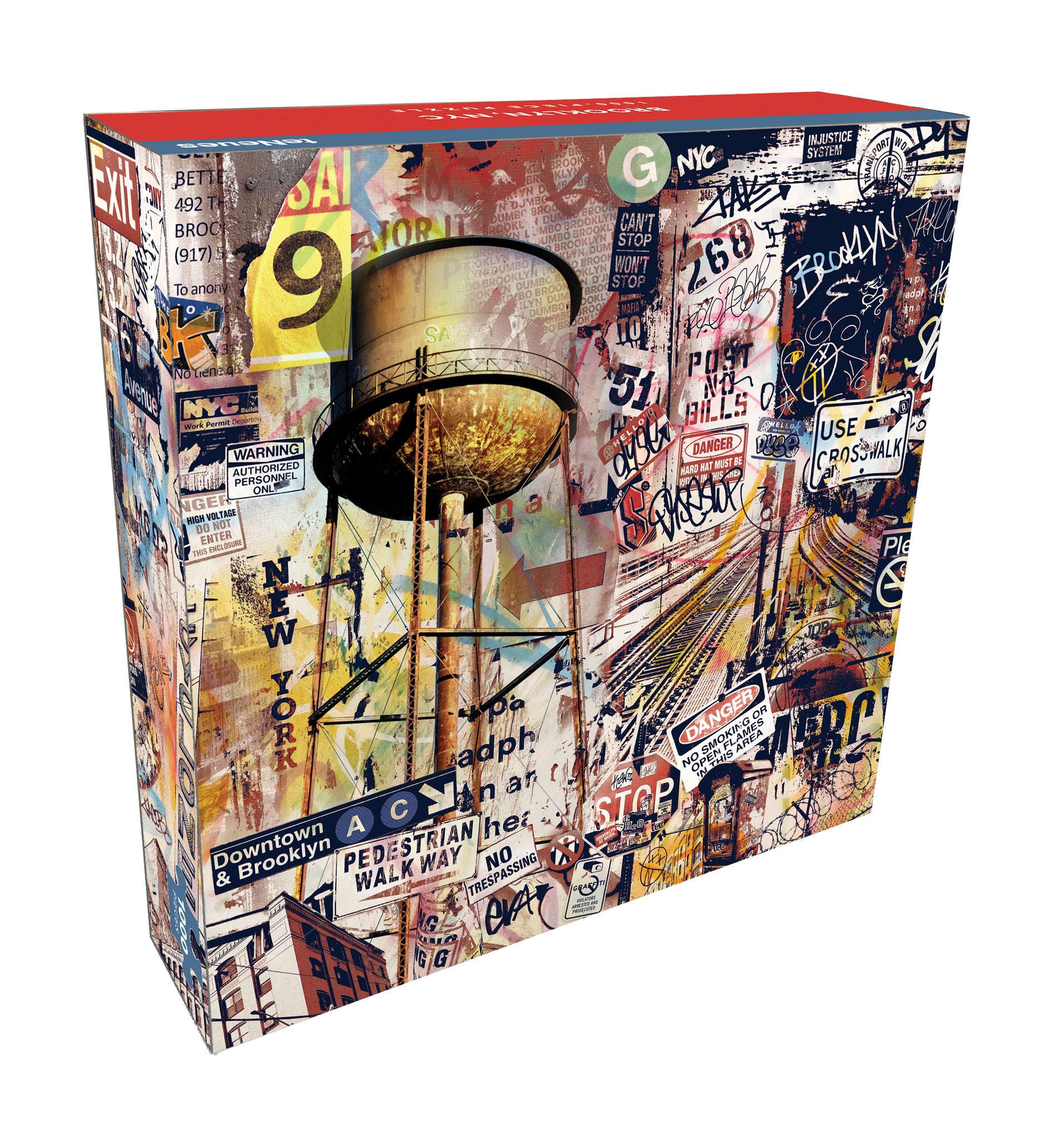 teNeues - 1000-Piece Puzzle, Brooklyn, NY, Full Color Puzzle in Box, 20 x 20” Puzzle, Poster Guide Insert Included