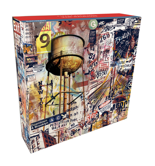teNeues - 1000-Piece Puzzle, Brooklyn, NY, Full Color Puzzle in Box, 20 x 20” Puzzle, Poster Guide Insert Included