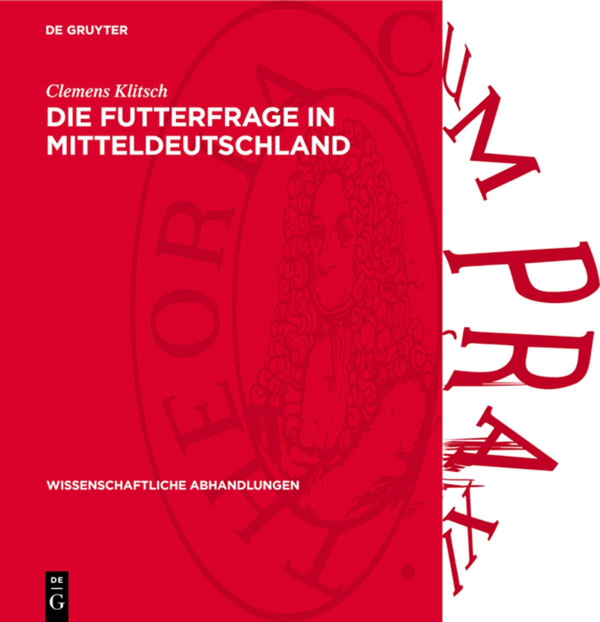 Cover image for Die Futterfrage in Mitteldeutschland ISBN 9783112739600