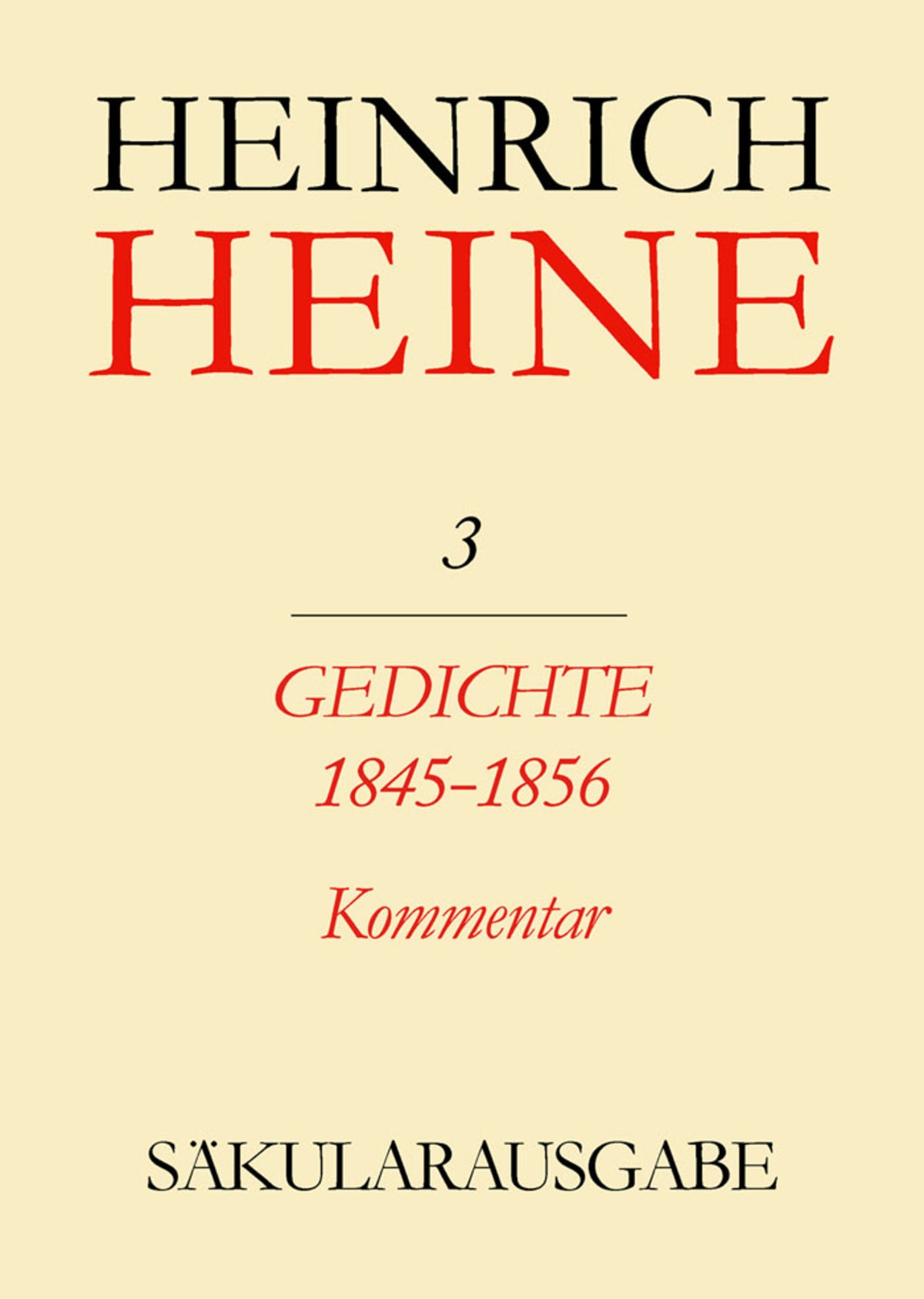 Cover image for Gedichte 1845-1856. Kommentar ISBN 9783050043906