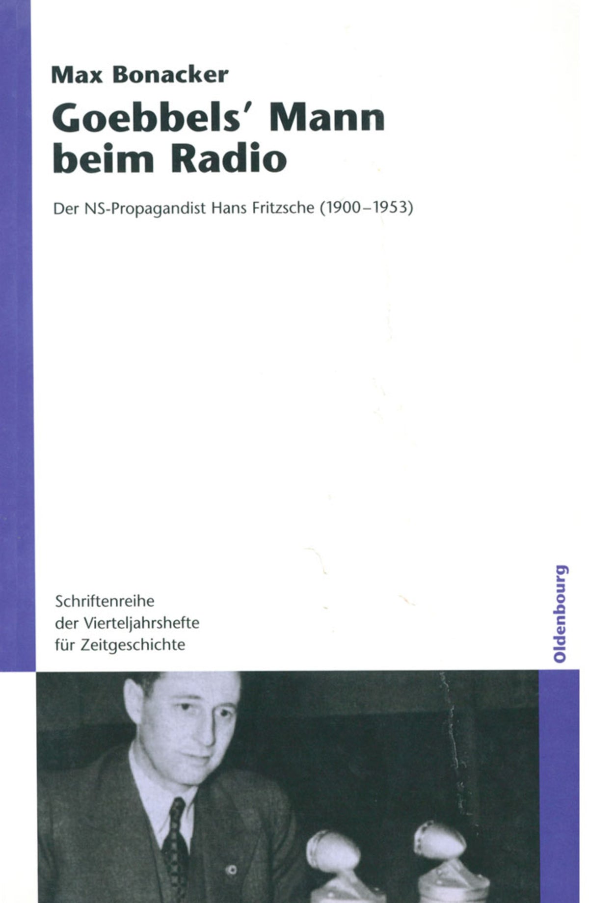 Cover image for Goebbels` Mann beim Radio ISBN 9783486581935