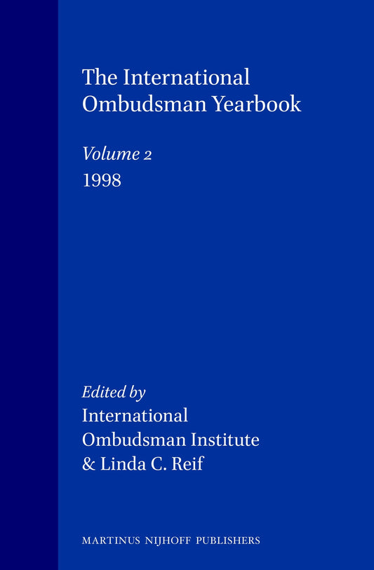 The International Ombudsman Yearbook, Volume 2 (1998)