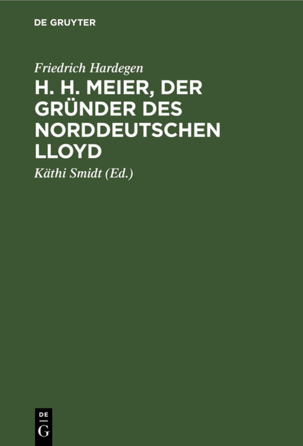 H. H. Meier, der Gründer des Norddeutschen Lloyd