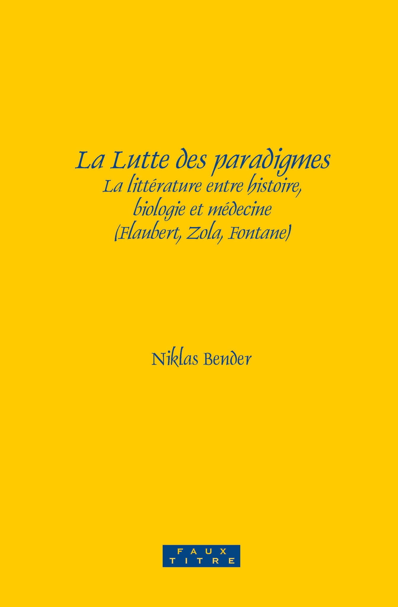 La Lutte des paradigmes