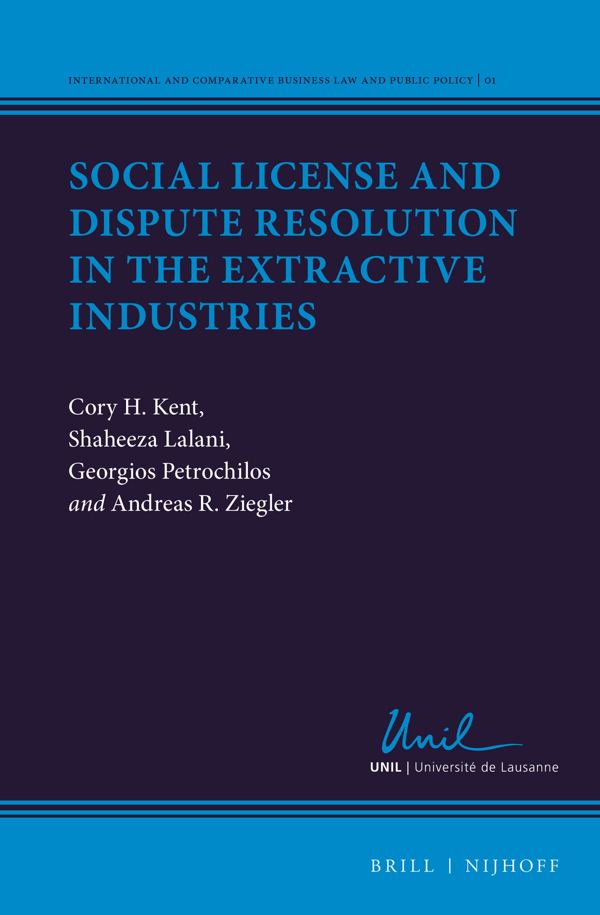 Cover image for Social License and Dispute Resolution in the Extractive Industries ISBN 9789004450103