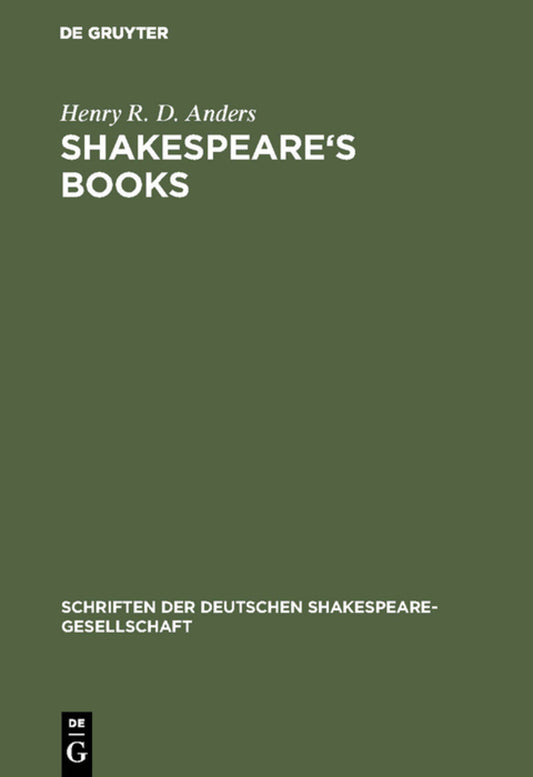 Shakespeare's books