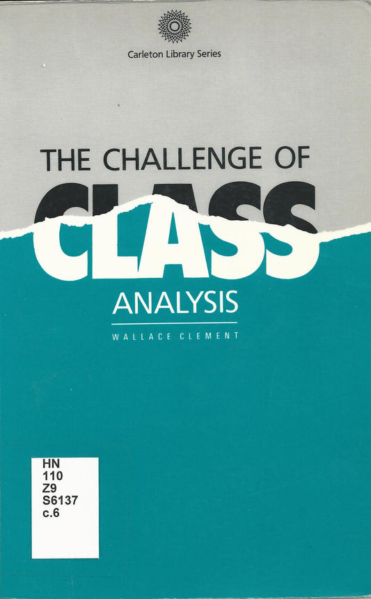 The Challenge of Class Analysis