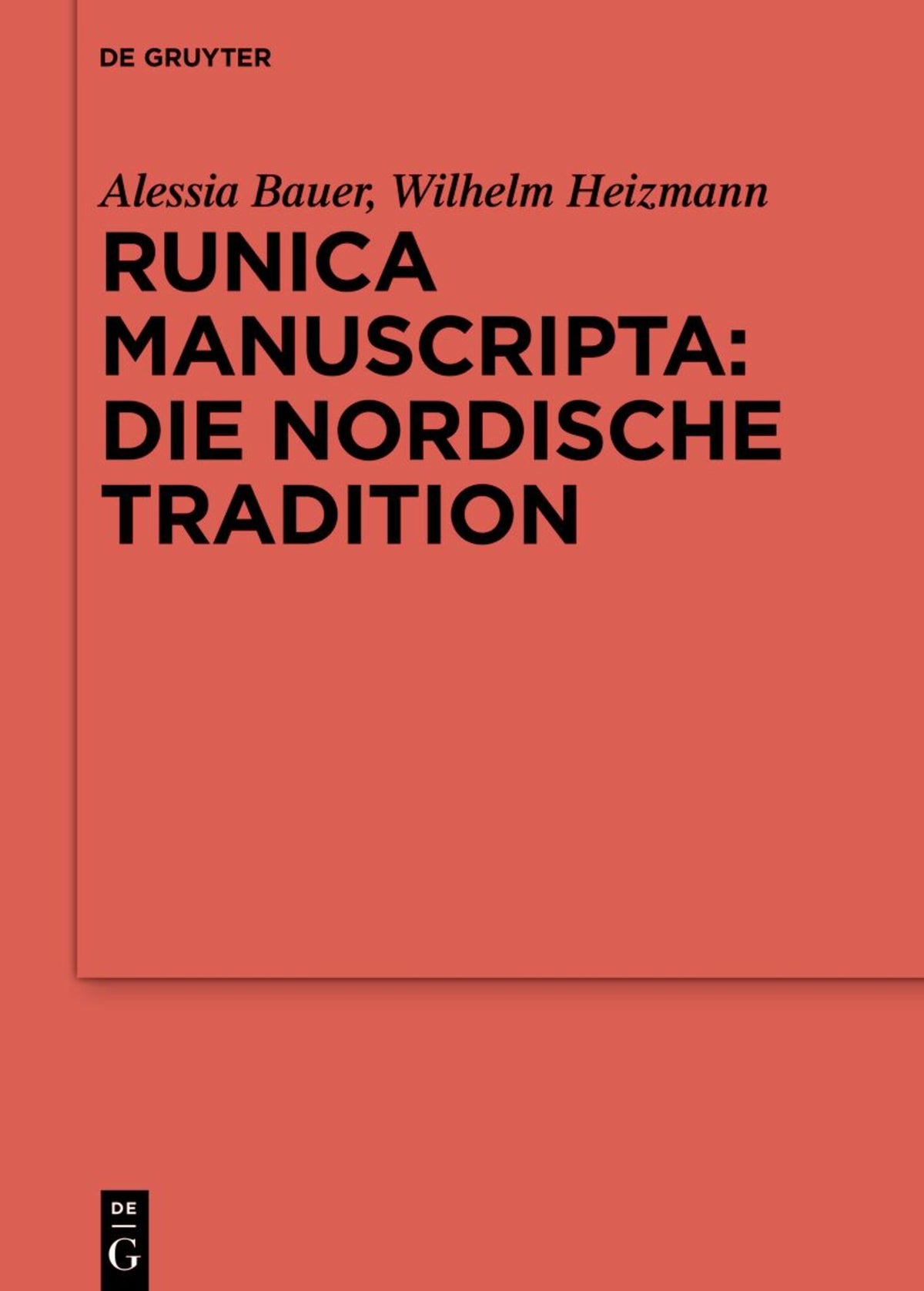 Cover image for Runica manuscripta: Die nordische Tradition ISBN 9783110633412
