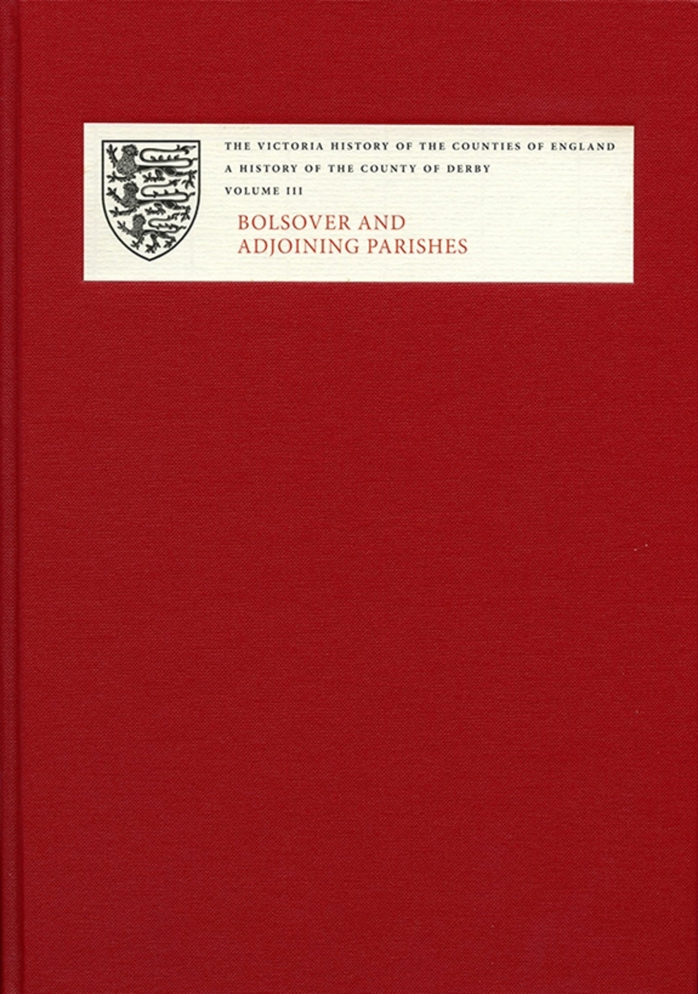 Cover image for A History of the County of Derby ISBN 9781904356431