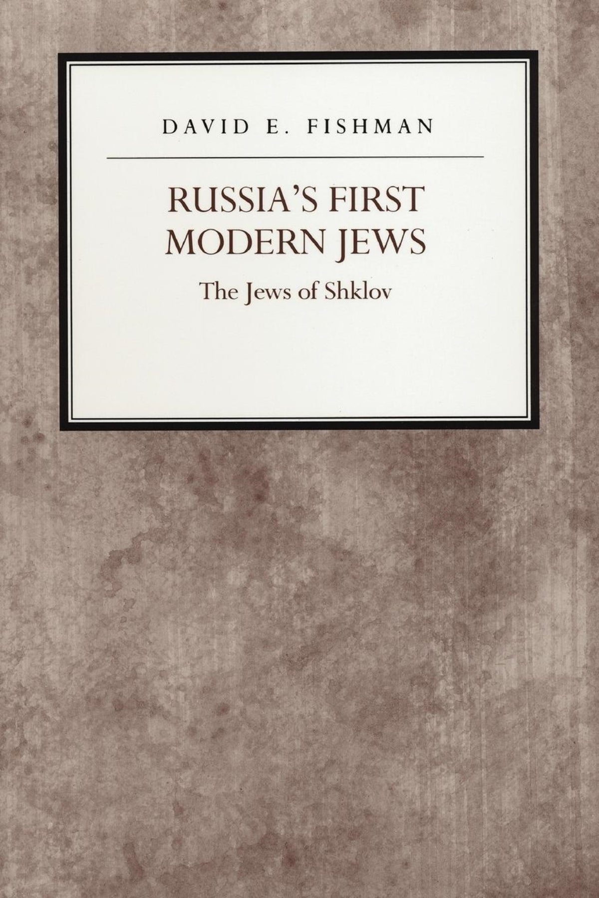 Cover image for Russia's First Modern Jews ISBN 9780814728055