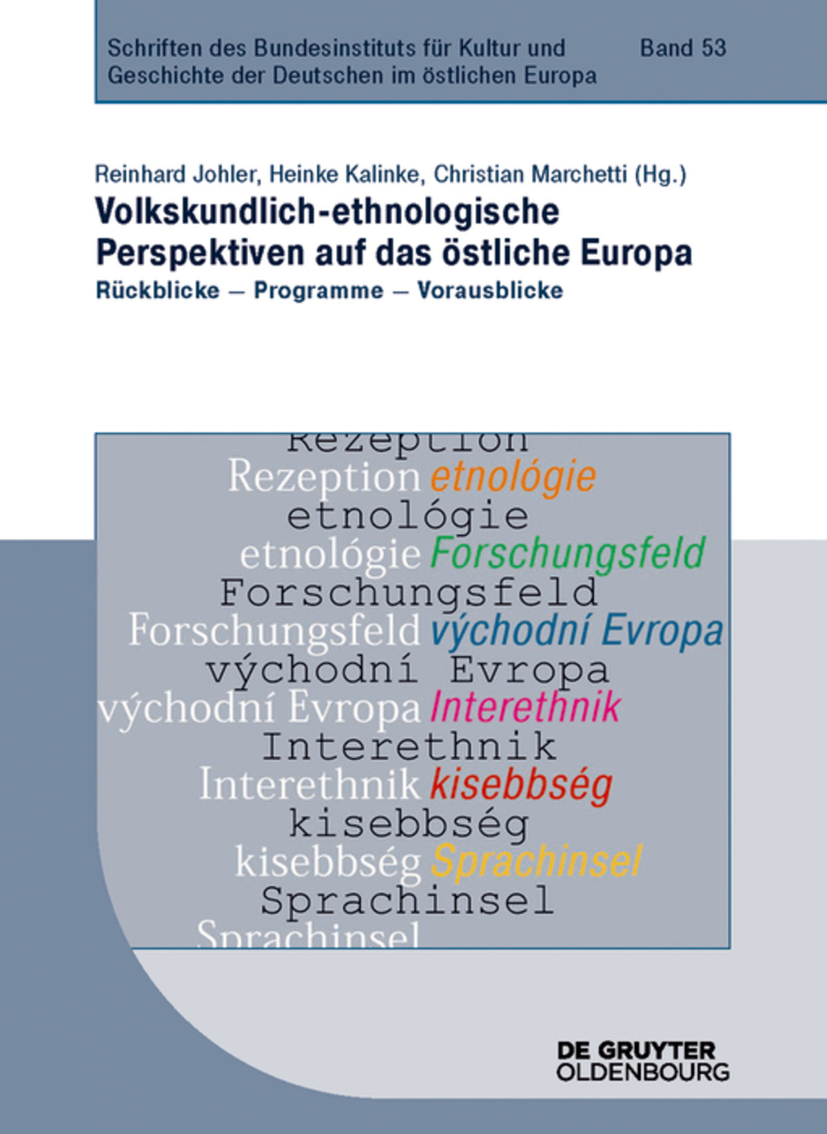 Cover image for Volkskundlich-ethnologische Perspektiven auf das östliche Europa ISBN 9783110340471