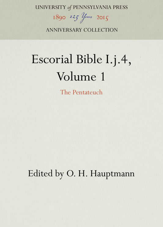 Escorial Bible I.j.4, Volume 1