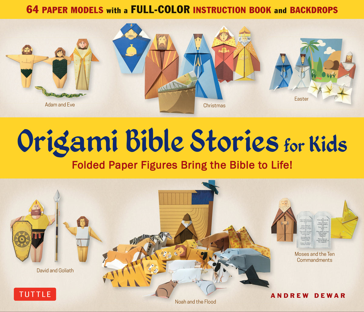 Cover image for Origami Bible Stories for Kids Kit ISBN 9780804853989