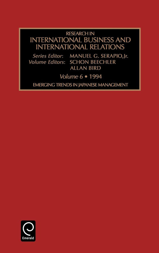 Emerging Trends in Japanese Management