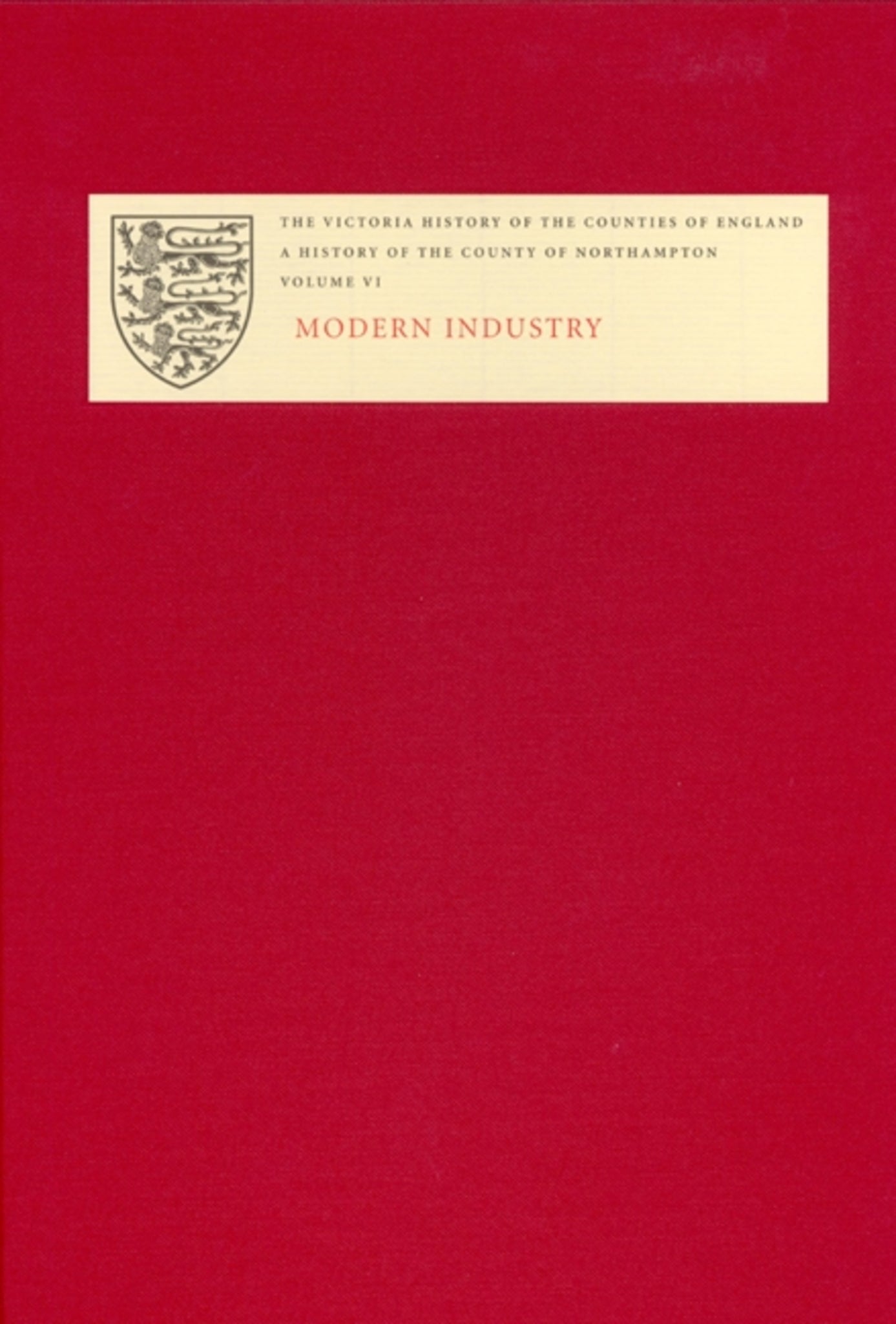 Cover image for The Victoria History of the County of Northampton ISBN 9781904356059