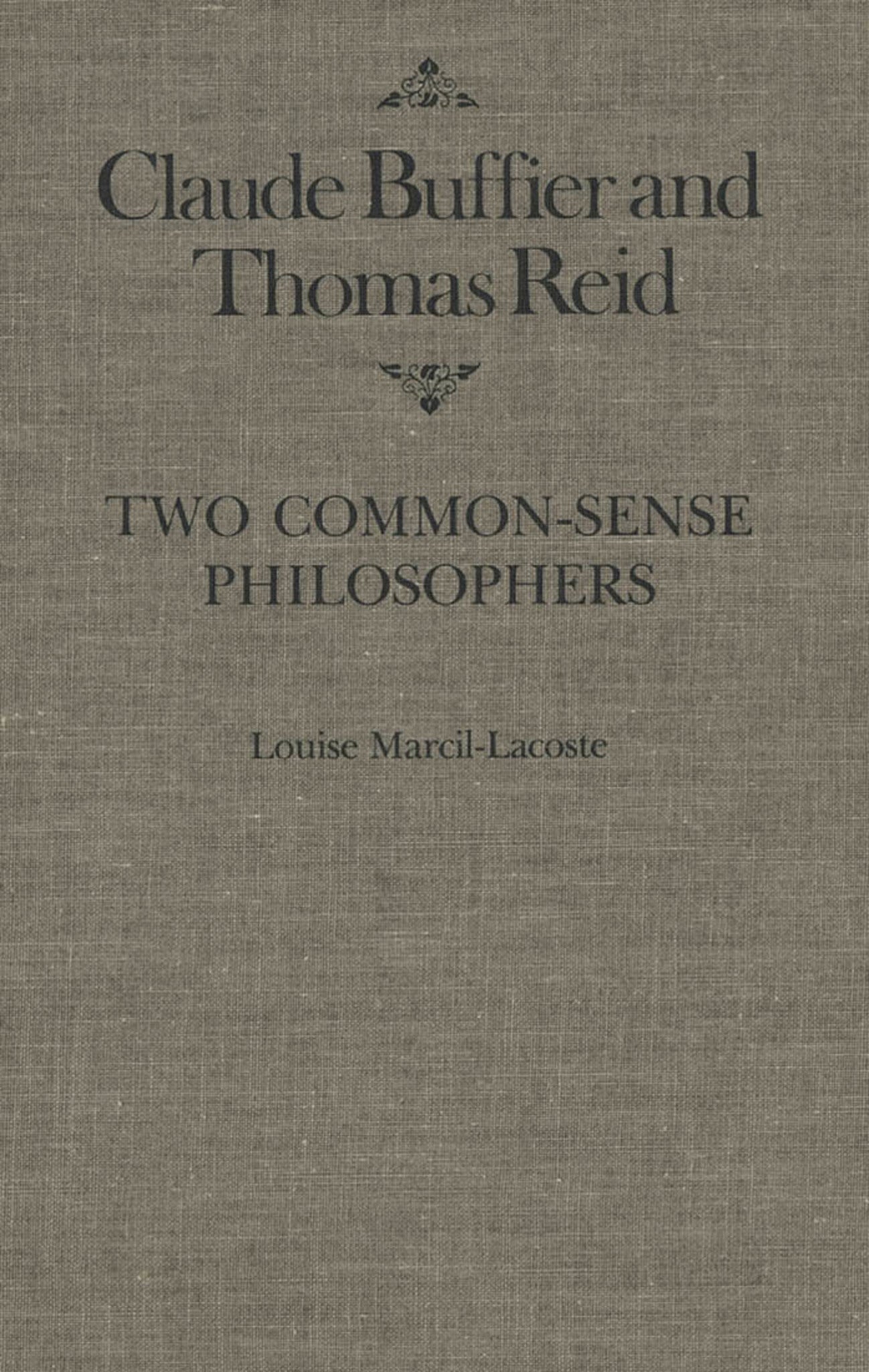 Claude Buffier and Thomas Reid