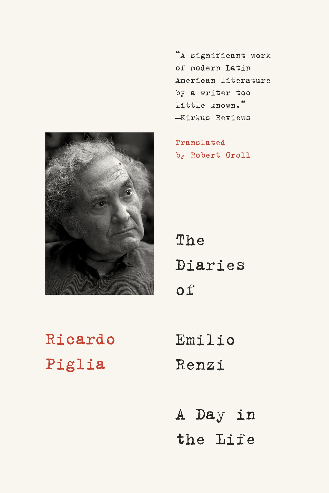 Cover image for The Diaries of Emilio Renzi ISBN 9781632060488