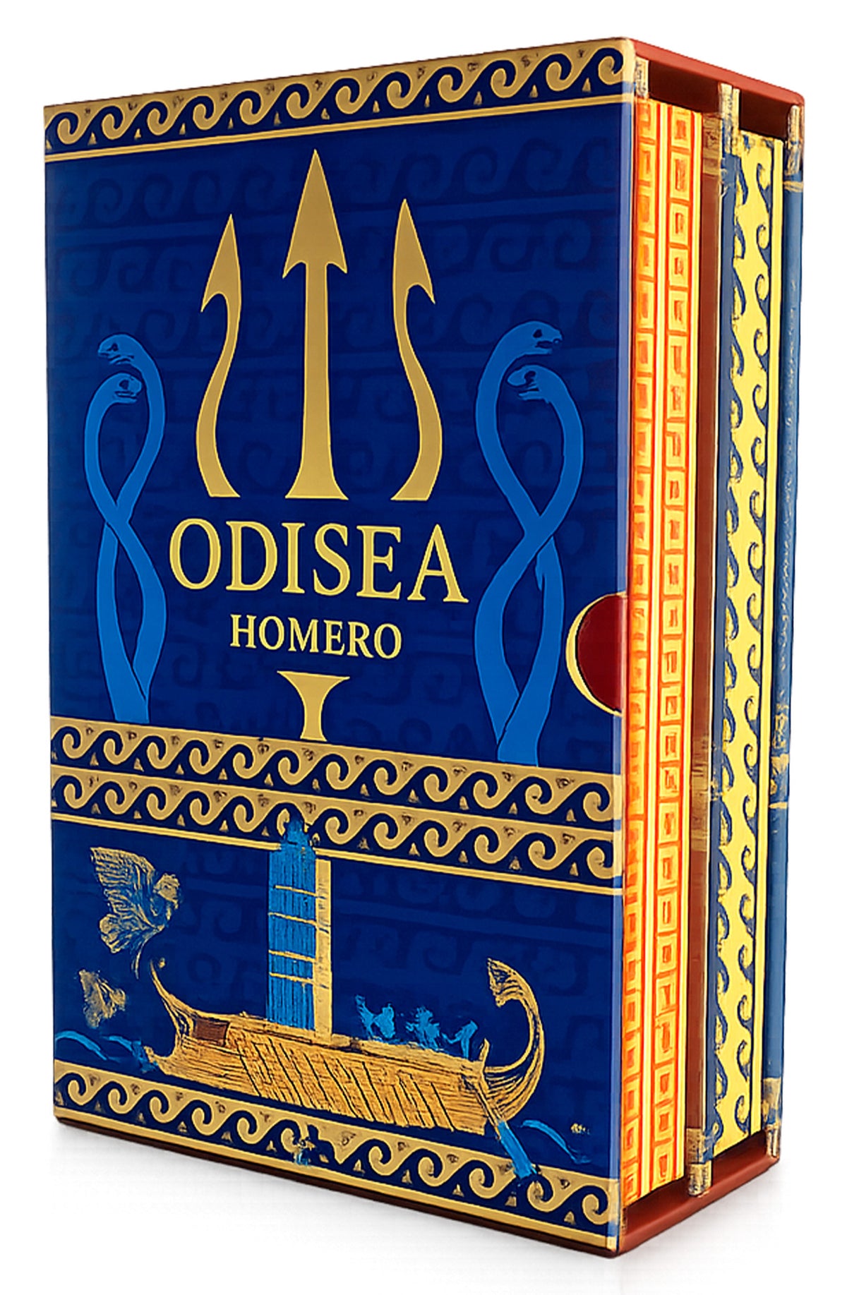 Estuche Ilíada & Odisea. Edición limitada con cantos decorados / The Iliad & The Odyssey. Limited Edition Slipcased 2 Volume Set with Sprayed Edges