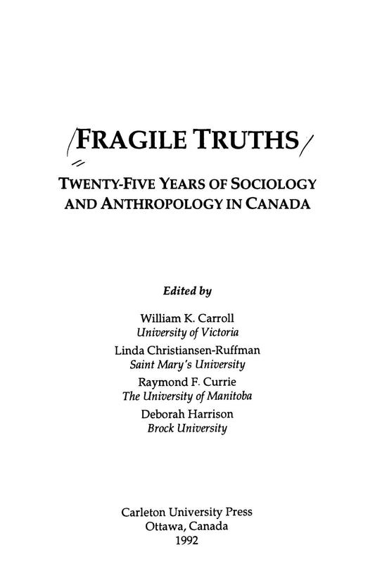 Fragile Truths