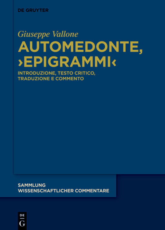 Automedonte, ›Epigrammi‹