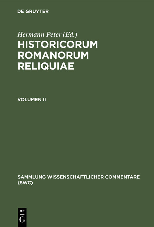 Historicorum Romanorum reliquiae